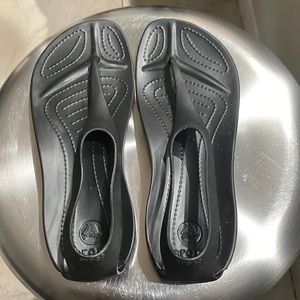 Crocs Sandals Black Size 8